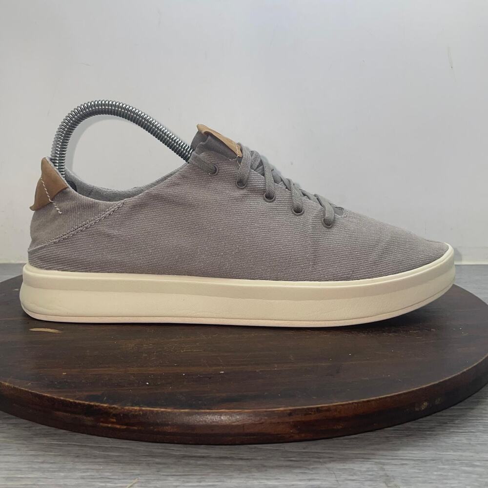 Olukai Ki'ihele Li Shoes Womens Size 9 Gray Comfort Walking Casual Sneakers